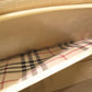 BURBERRY Shoulder Bag leather Ivory One Shoulder Bag Nova Check Women Used Authentic