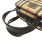 BURBERRY Handbag PVC coated canvas, leather beige Nova Check Women Used Authentic