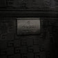 GUCCI Shoulder Bag canvas black logo Women Used Authentic