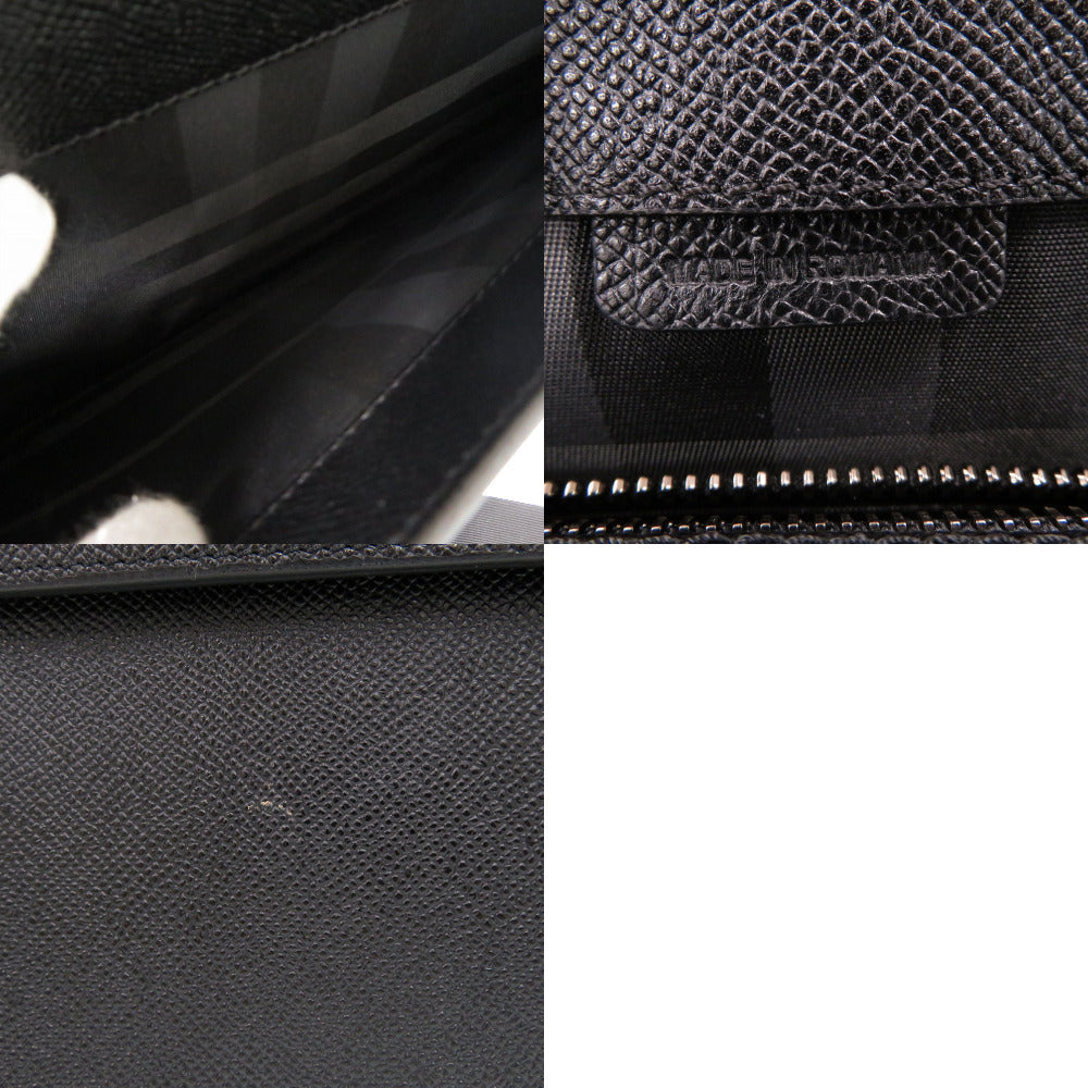 BURBERRY Business bag leather black 2WAY unisex(Unisex) Used Authentic