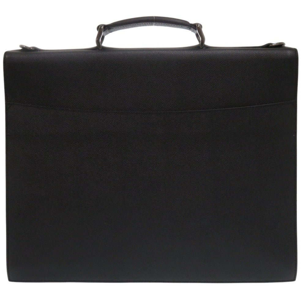 BURBERRY Business bag leather black 2WAY unisex(Unisex) Used Authentic