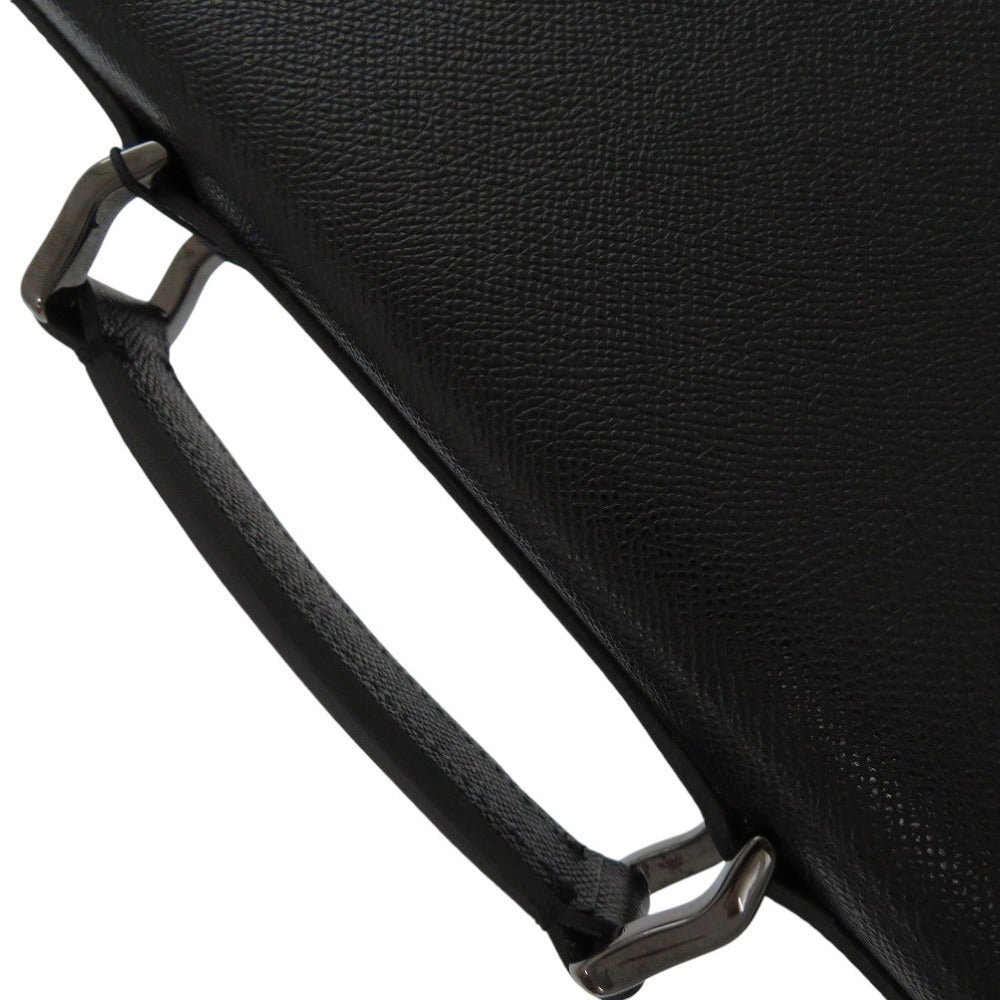 BURBERRY Business bag leather black 2WAY unisex(Unisex) Used Authentic