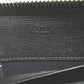 FENDI Long Wallet Purse 8M0299 leather black Zip Around Karl Lagerfeld Karito unisex(Unisex) Used Authentic