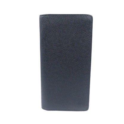 LOUIS VUITTON Long Wallet Purse M30502 Taiga Navy Taiga Portefeuille Braza mens Used Authentic