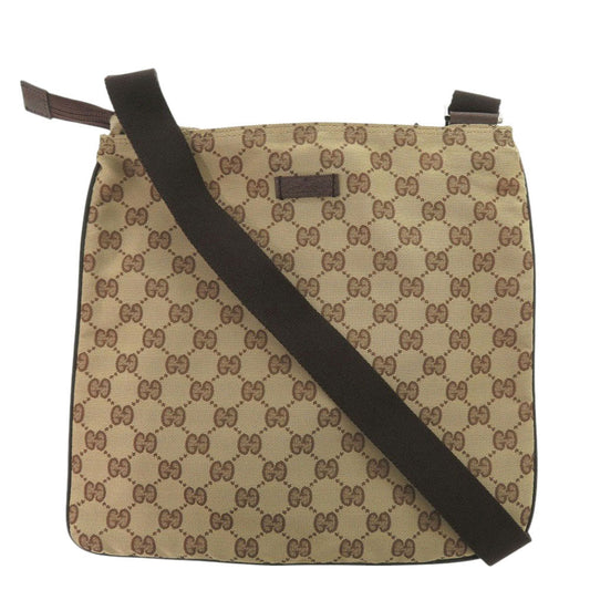 GUCCI Shoulder Bag 132907 GG canvas Brown