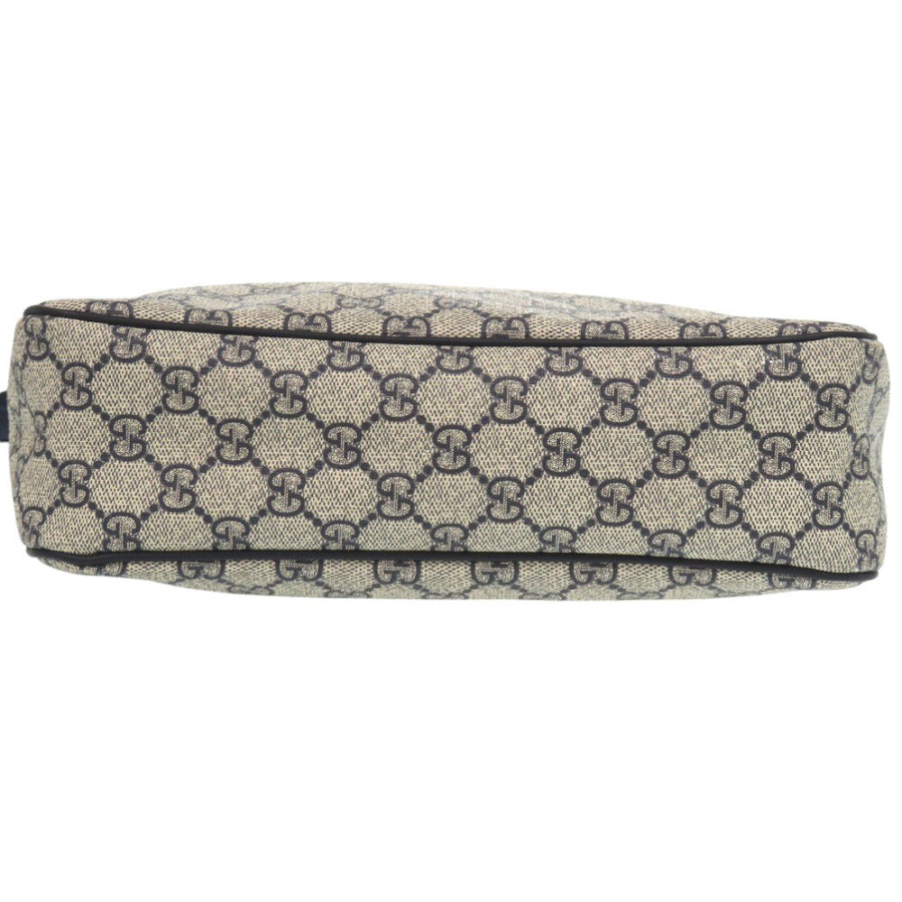 GUCCI Shoulder Bag 201448 GG Supreme Canvas Navy unisex(Unisex) Used Authentic