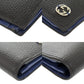 GUCCI Long Wallet Purse 610467-2067 leather black Interlocking