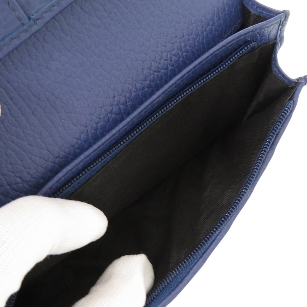 GUCCI Long Wallet Purse 610467-2067 leather black Interlocking