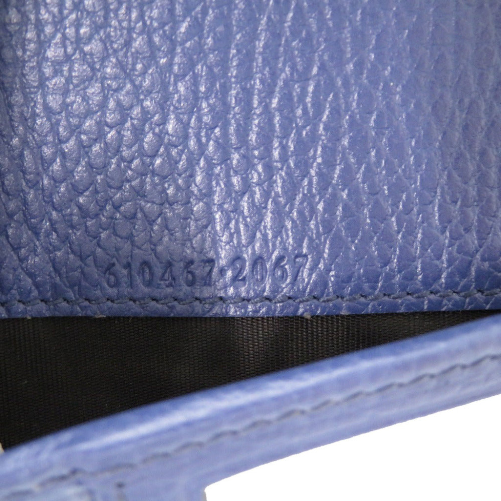 GUCCI Long Wallet Purse 610467-2067 leather black Interlocking