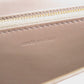CELINE Long Wallet Purse leather gray Large flap wallet Women Used Authentic