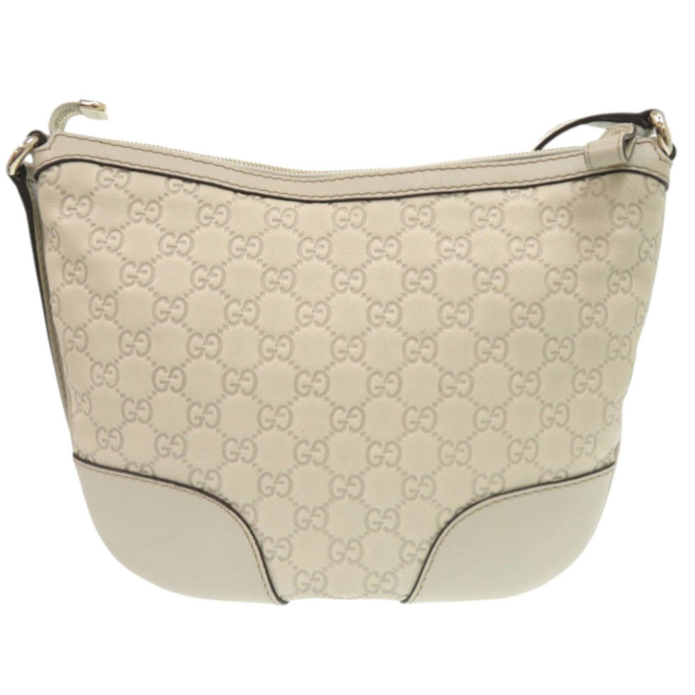 GUCCI Shoulder Bag 257072 leather Ivory Lovely heart