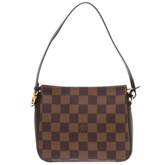 LOUIS VUITTON Handbag Damier canvas Brown Damier Truth makeup Women Used Authentic