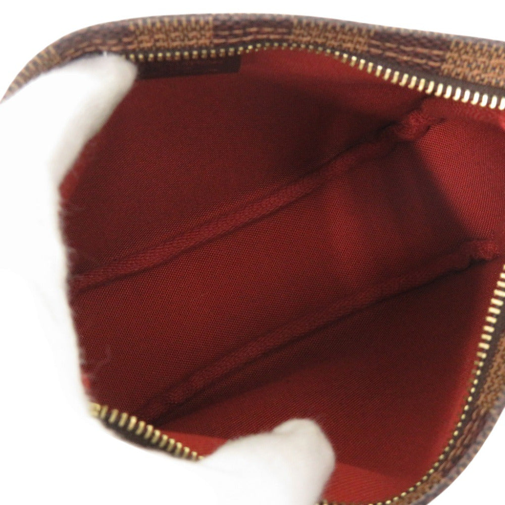LOUIS VUITTON Handbag Damier canvas Brown Damier Truth makeup Women Used Authentic