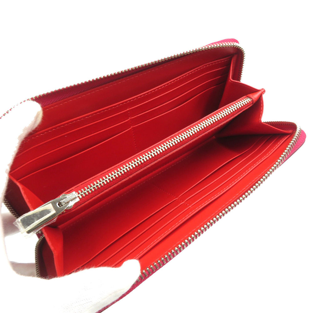 Christian Louboutin Long Wallet Purse 1175161 leather Rosa Panettone Women Used Authentic