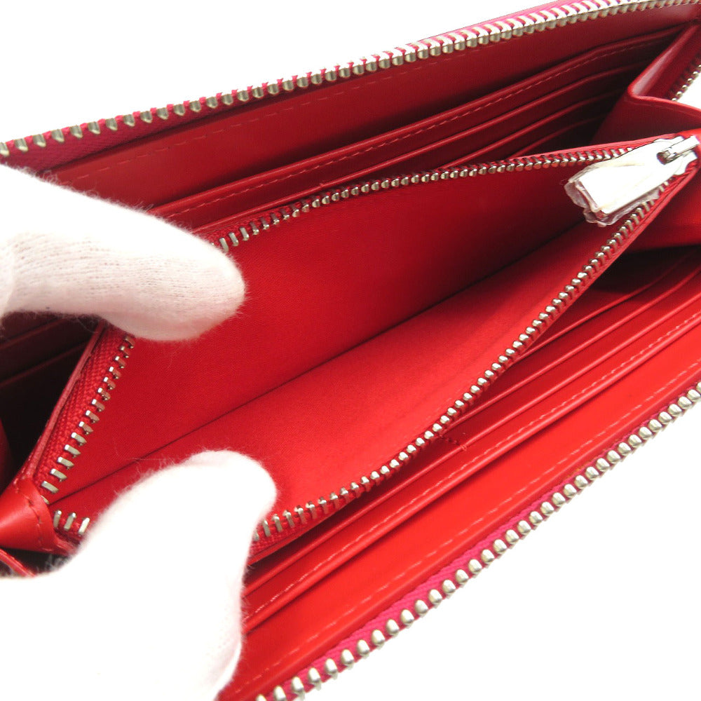 Christian Louboutin Long Wallet Purse 1175161 leather Rosa Panettone Women Used Authentic