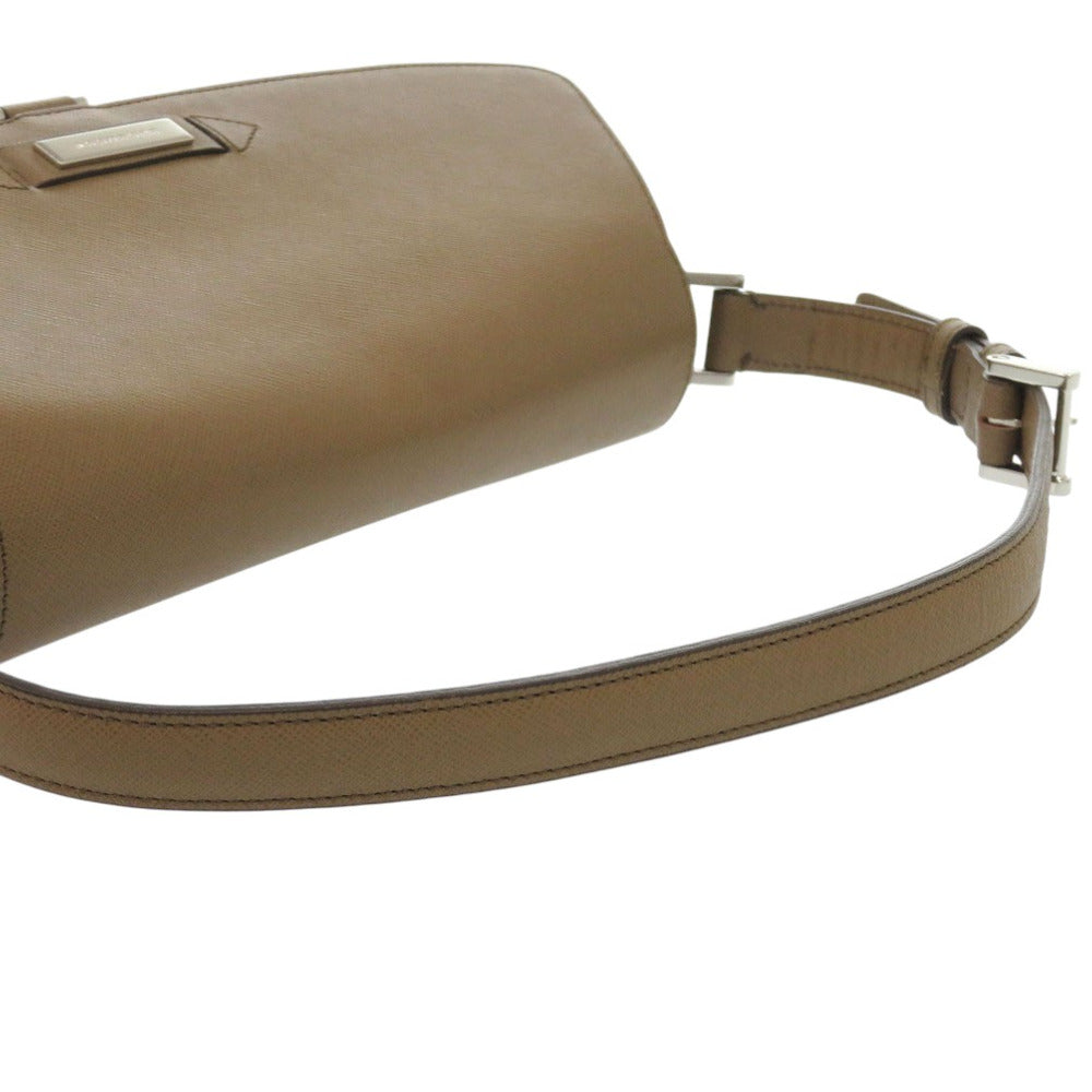 BURBERRY Shoulder Bag leather khaki