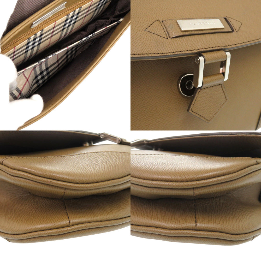BURBERRY Shoulder Bag leather khaki