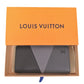 LOUIS VUITTON Long Wallet Purse M30715 Taiga gray Taiga Portefeuille Plaza NM mens Used Authentic