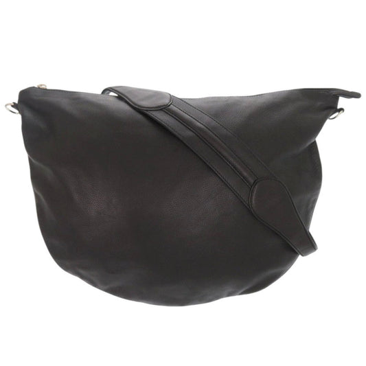 GUCCI Shoulder Bag 243308 leather black