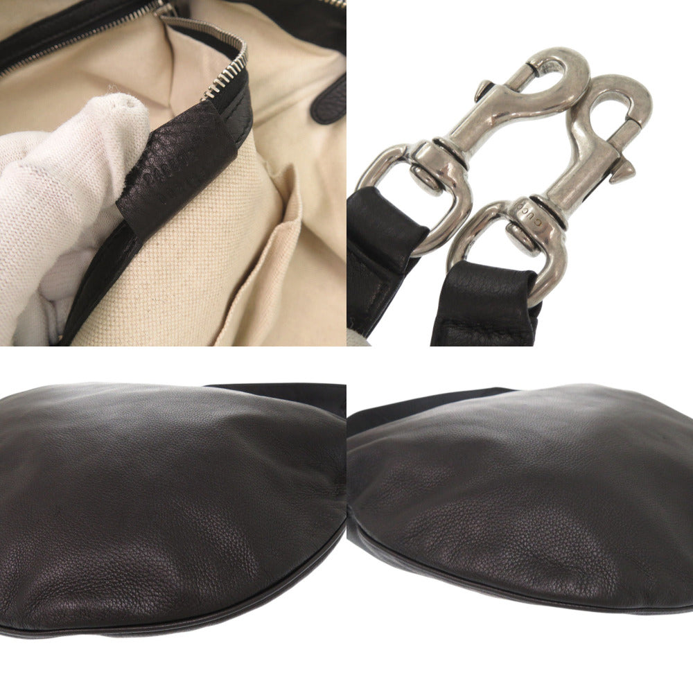 GUCCI Shoulder Bag 243308 leather black