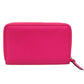 GUCCI Long Wallet Purse 354497 leather Fusha pink Swing Women Used Authentic