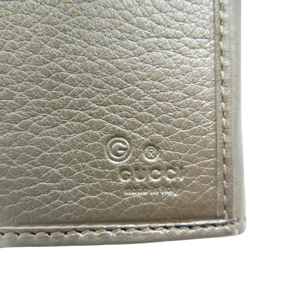 GUCCI Long Wallet Purse 231835 leather Champagne