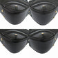 GUCCI Shoulder Bag 262900 Leather, Nylon black Crest Women Used Authentic