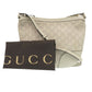 GUCCI Shoulder Bag leather Ivory Lovely heart