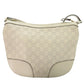 GUCCI Shoulder Bag leather Ivory Lovely heart