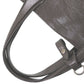 BURBERRY Shoulder Bag enamel gray 2WAY Soft Banner Women Used Authentic