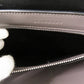 BURBERRY Shoulder Bag enamel gray 2WAY Soft Banner Women Used Authentic