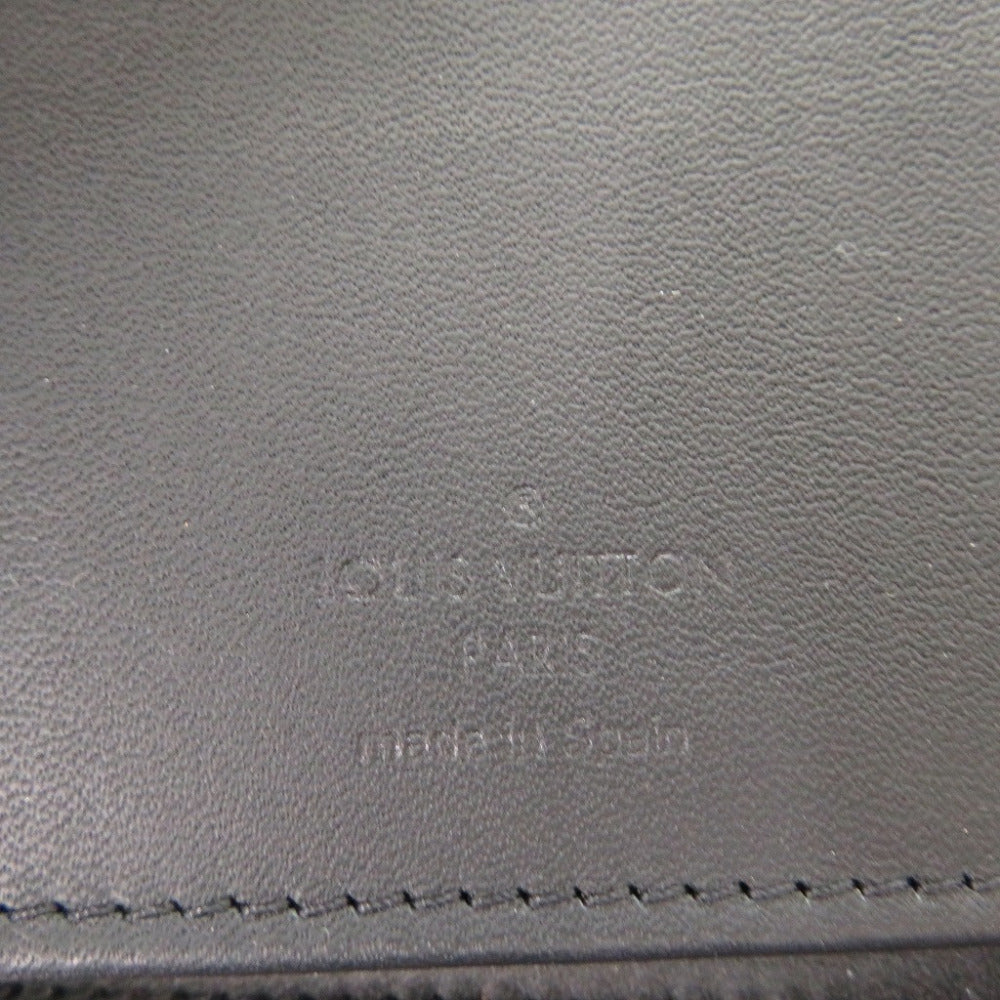 LOUIS VUITTON Long Wallet Purse N63548 Damier Anfini onyx Damier Zippy Wallet Vertical mens Used Authentic
