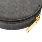 CELINE Coin case U-SD-5202 leather Brown Triomphe Women Used Authentic