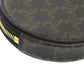 CELINE Coin case U-SD-5202 leather Brown Triomphe Women Used Authentic