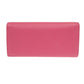 PRADA Long Wallet Purse 1DH002 leather Pink PEONIA Chain wallet Women Used Authentic