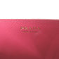 PRADA Long Wallet Purse 1DH002 leather Pink PEONIA Chain wallet Women Used Authentic