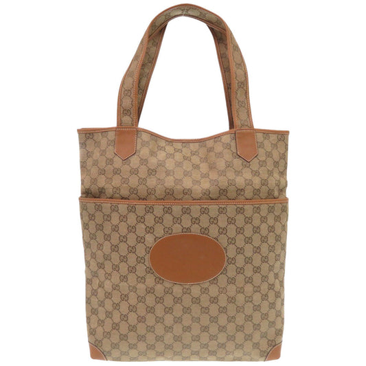 GUCCI Tote Bag 002 983 0054 GG canvas beige Women Used Authentic