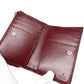 GUCCI Bifold Wallet 790036 GG canvas, leather Bordeaux L-shaped zipper compact wallet Women Used Authentic