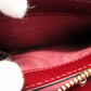 GUCCI Bifold Wallet 790036 GG canvas, leather Bordeaux L-shaped zipper compact wallet Women Used Authentic