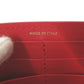 BURBERRY Bifold Wallet leather Red Women Used Authentic