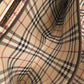 BURBERRY Handbag leather Brown Nova Check Women Used Authentic