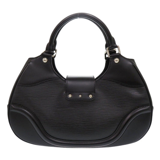 LOUIS VUITTON Handbag M59302 Epi Leather Noir Epi Sac Montaigne Women Used Authentic