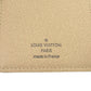 LOUIS VUITTON Bifold Wallet N61676 Damier Azur Canvas white Damier Azur Portefeuille Viennoiserie Women Used Authentic