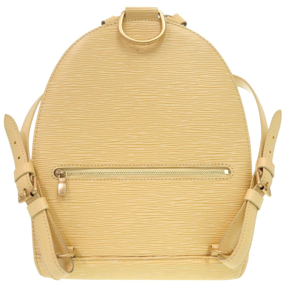 LOUIS VUITTON Backpack M5223A Epi Leather Vanilla Epi mavillon Women Used Authentic