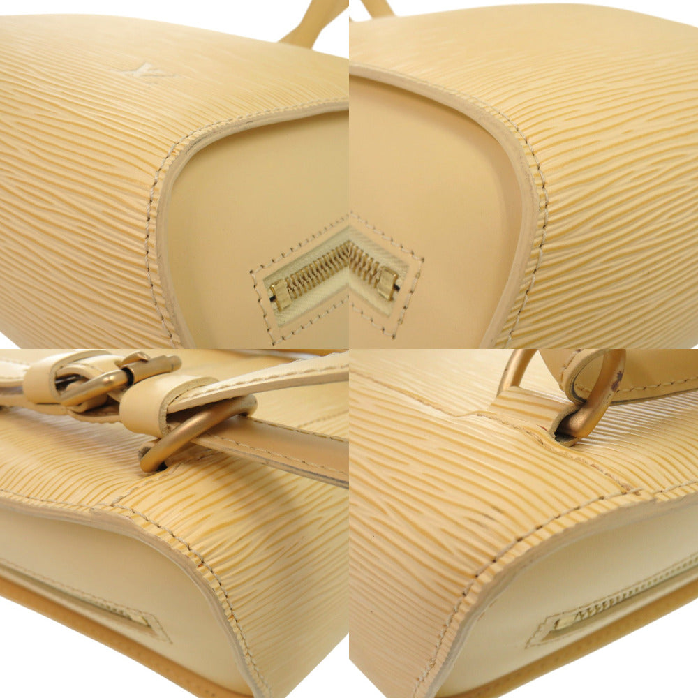 LOUIS VUITTON Backpack M5223A Epi Leather Vanilla Epi mavillon Women Used Authentic