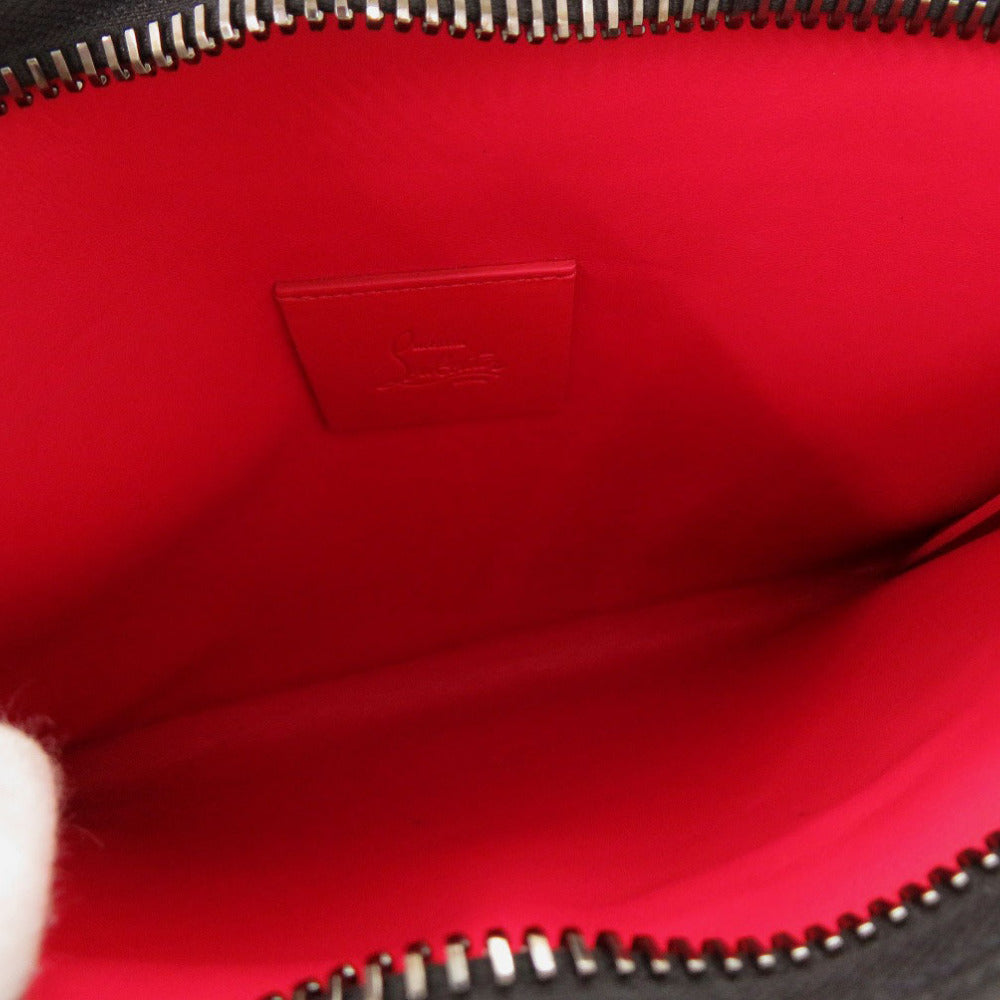 Christian Louboutin Shoulder Bag 3185202 Leather, Sequins black Sky porch Women Used Authentic