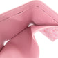 LOUIS VUITTON Tri-fold wallet M80088 leather pink Portefeuille Rock Mini Women Used Authentic