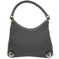 GUCCI Shoulder Bag 130738 GG canvas, leather black Abbey