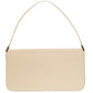 BURBERRY Handbag leather beige With logo Women Used Authentic