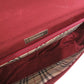 BURBERRY Handbag leather beige With logo Women Used Authentic